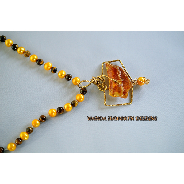 Freshwater pearl necklace