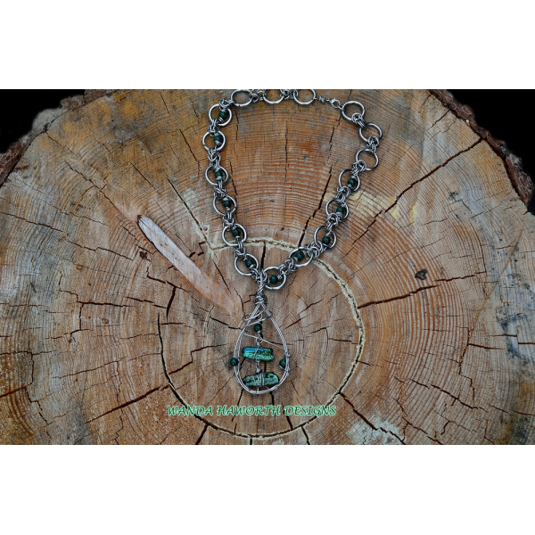 18 inch byzantine necklace