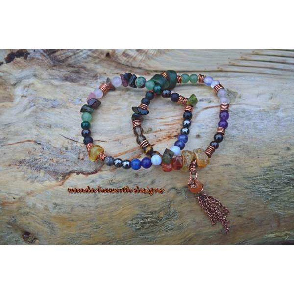 Mala stone bracelets