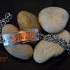 Stainless and copper medic alert bracelet