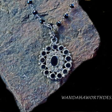 Restored vintage 1920's pendant