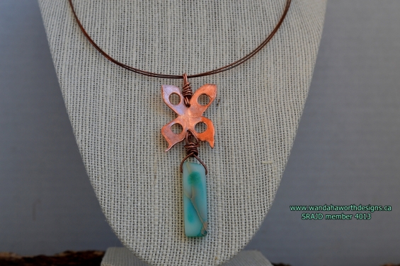 copper_butterfly_and_blue_african_agate_choker_2.jpg